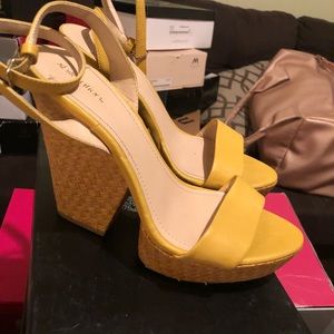 Yellow sandals